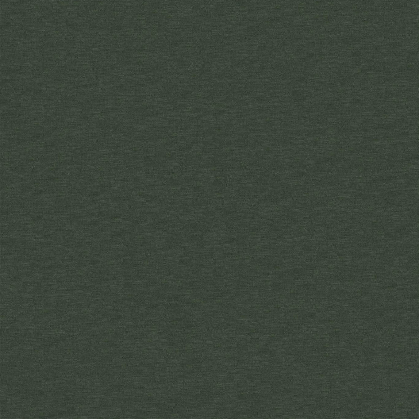 Deep evergreen plain weave with subtle horizontal striations and softly varied surface