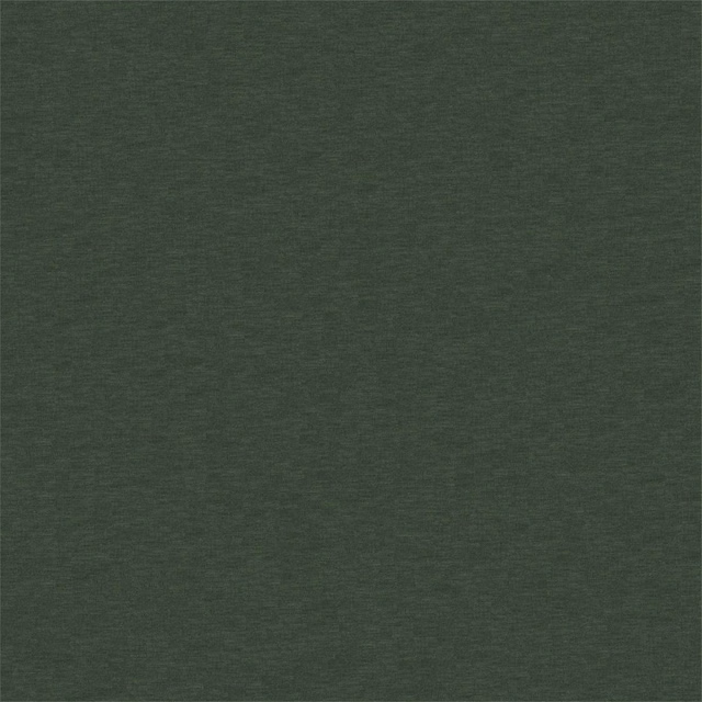 Deep evergreen plain weave with subtle horizontal striations and softly varied surface