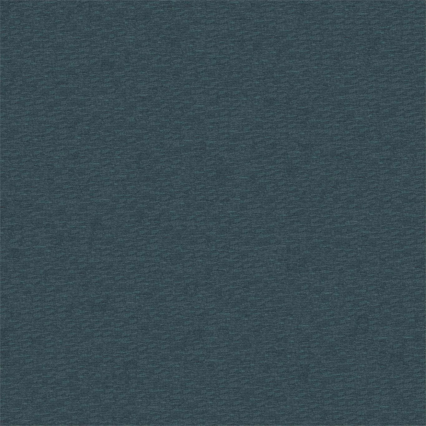 Deep marine blue-teal plain weave with a softly mottled, tactile surface