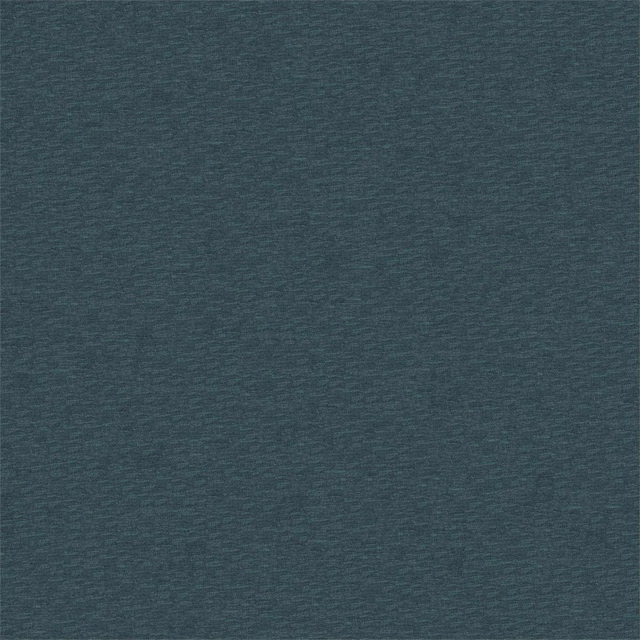 Deep marine blue-teal plain weave with a softly mottled, tactile surface