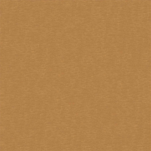Warm ochre-brown plain woven fabric with a subtle fine horizontal texture