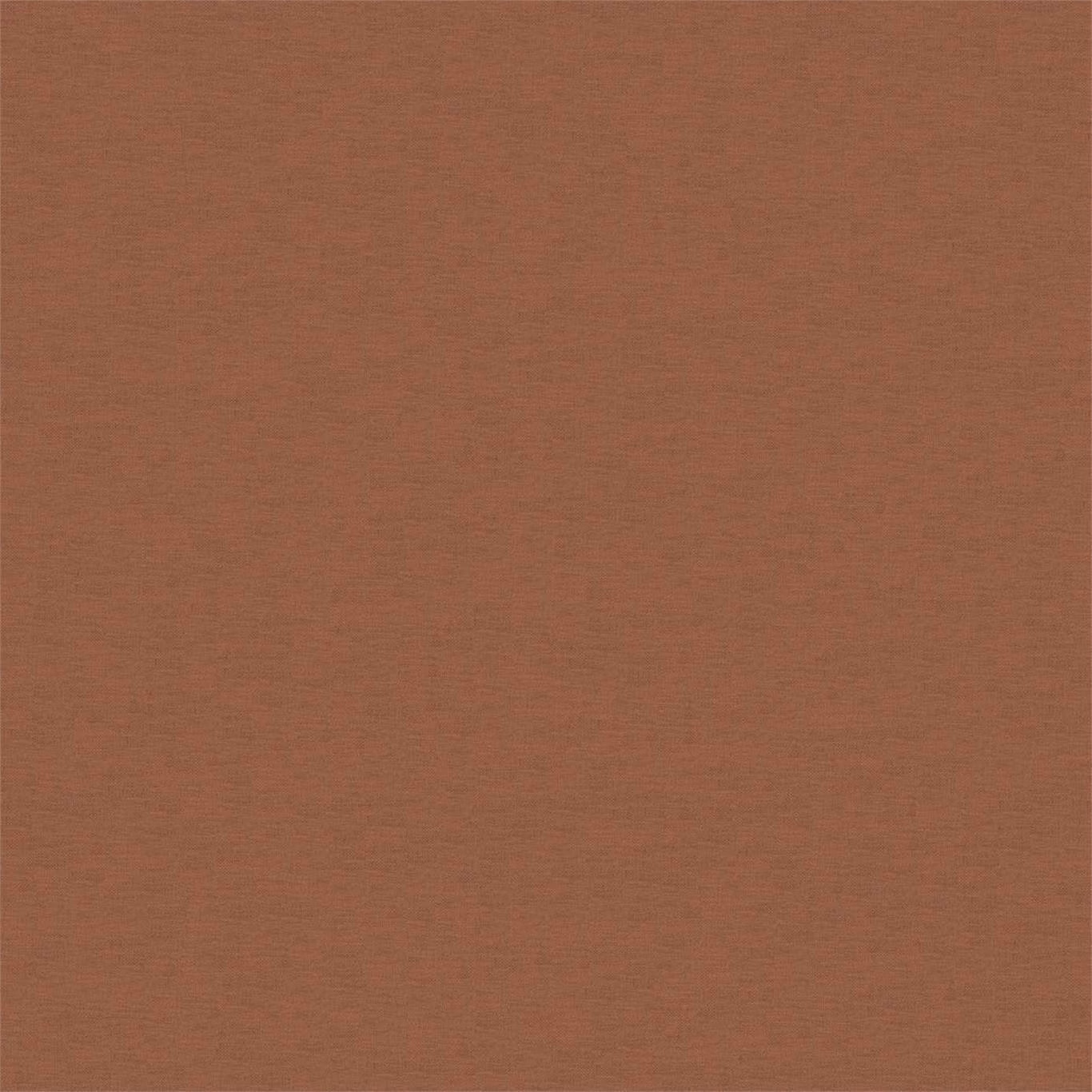 Warm nutmeg-brown plain weave with subtle horizontal texture and muted terracotta depth