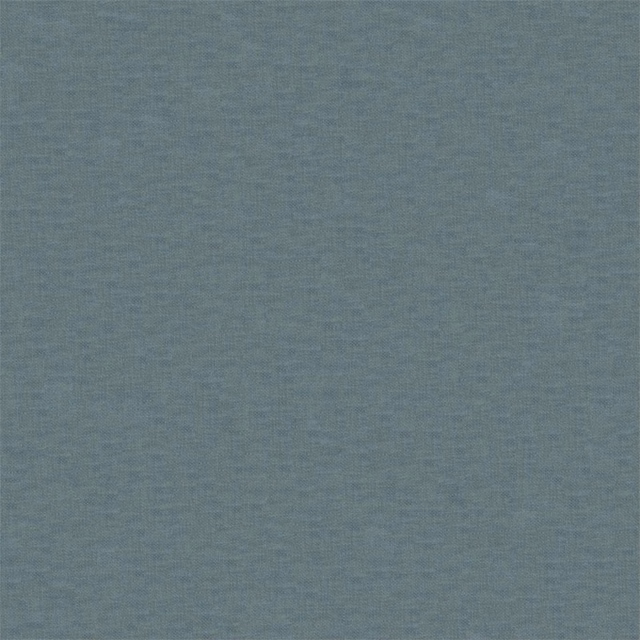 Muted blue-teal plain woven fabric with subtle crosshatched texture and soft tonal depth
