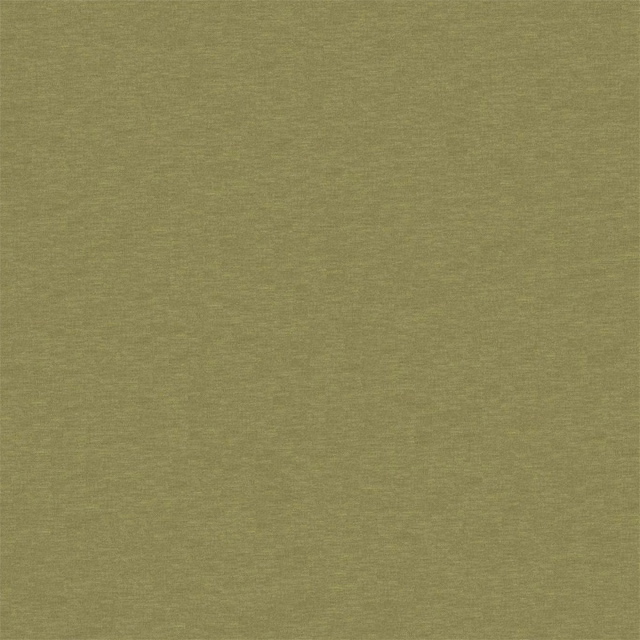 Muted olive green plain woven fabric showing subtle flecked texture and tonal variation