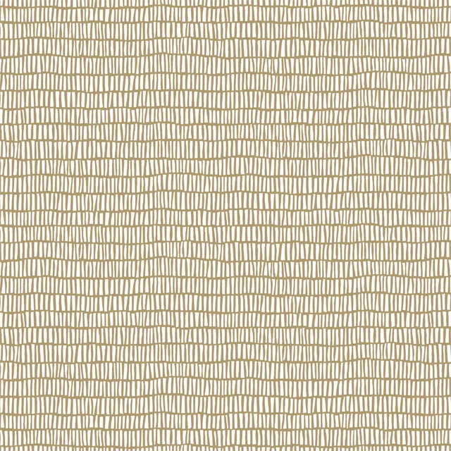 Warm putty taupe lattice woven across a cream fabric ground
