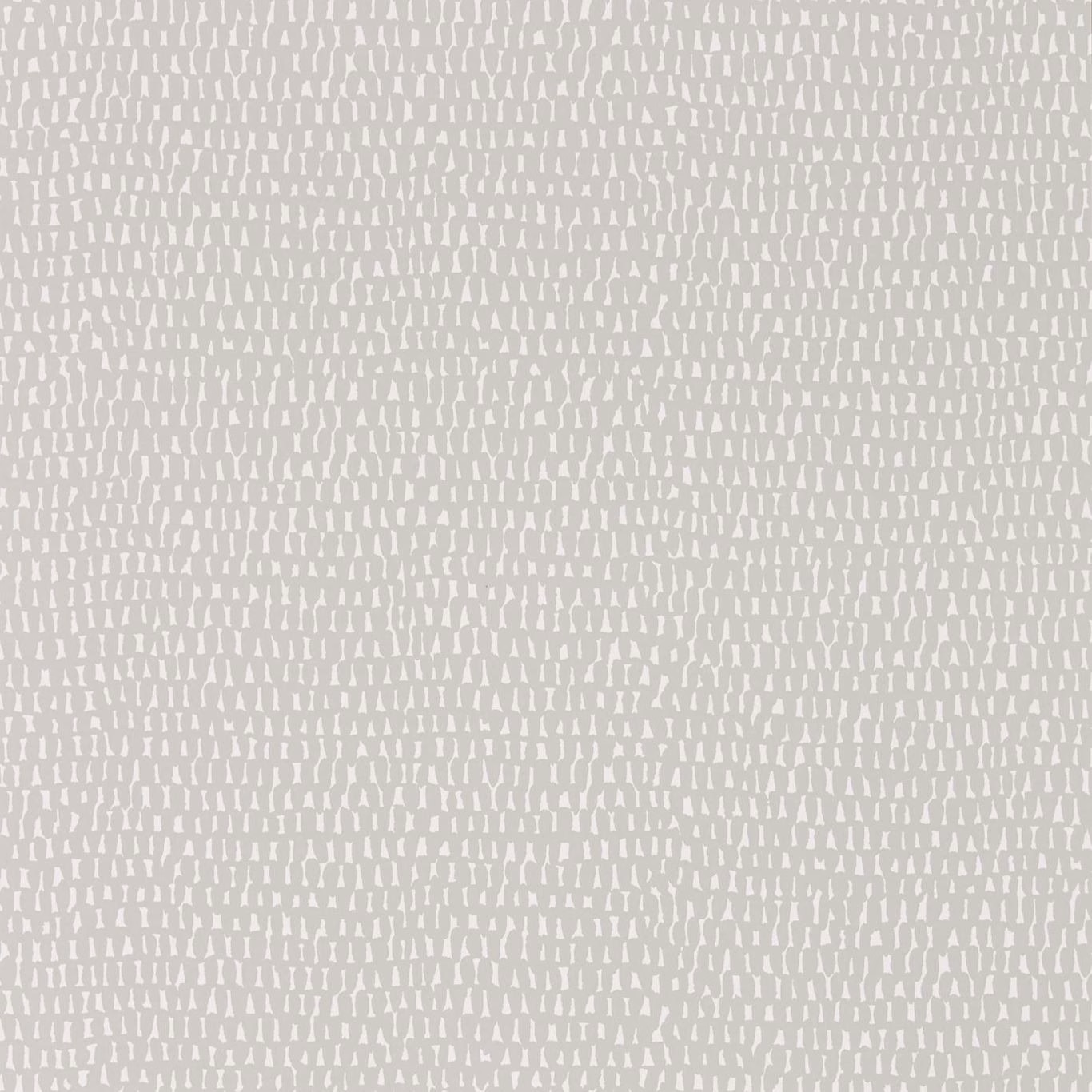 Cool slate-grey wallpaper with tiny irregular white vertical marks in a close repeat