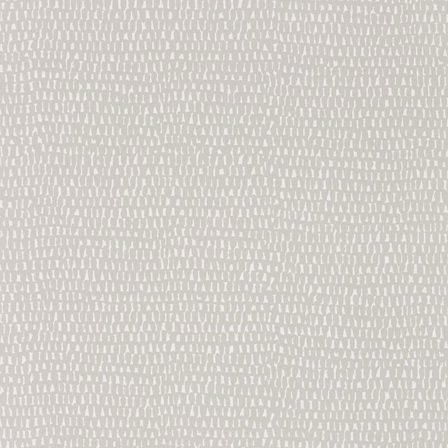 Cool slate-grey wallpaper with tiny irregular white vertical marks in a close repeat