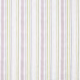Pale ground with sage, periwinkle and lilac broken vertical woven stripes