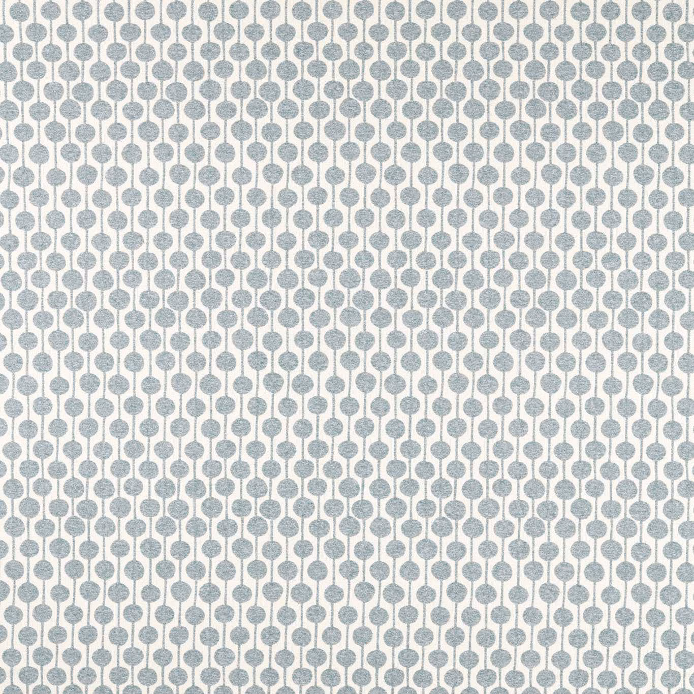 Cool mist blue-grey pebble chains on an ivory woven ground