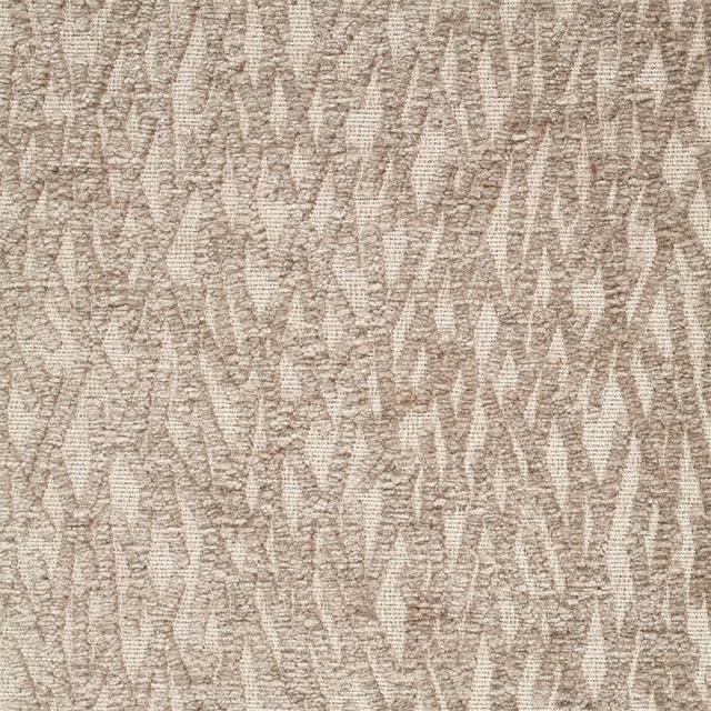 Warm parchment-beige woven textile with pale irregular vertical marks and raised texture