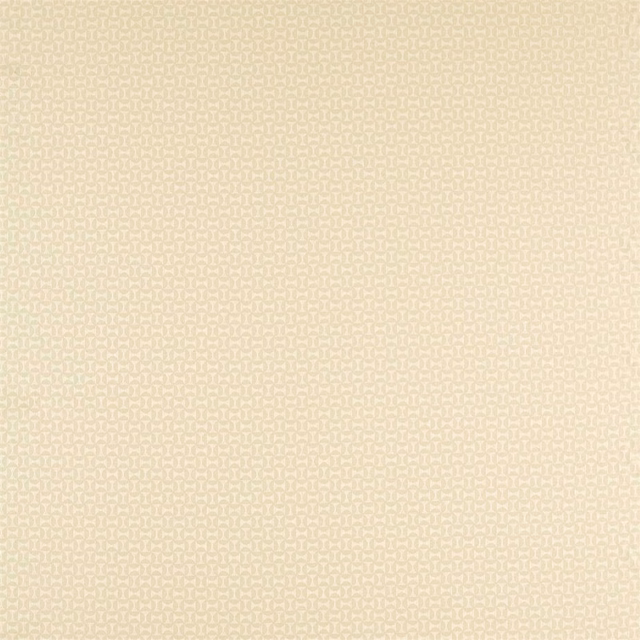 Pale pebble-beige woven upholstery with tiny, closely spaced geometric marks and subtle texture