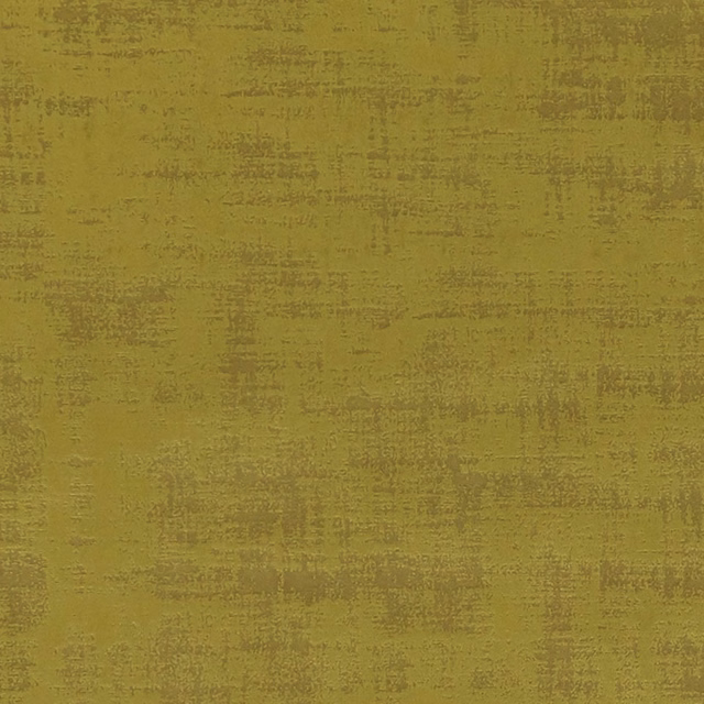 Muted citrus-olive fabric with distressed crosshatched horizontal texture