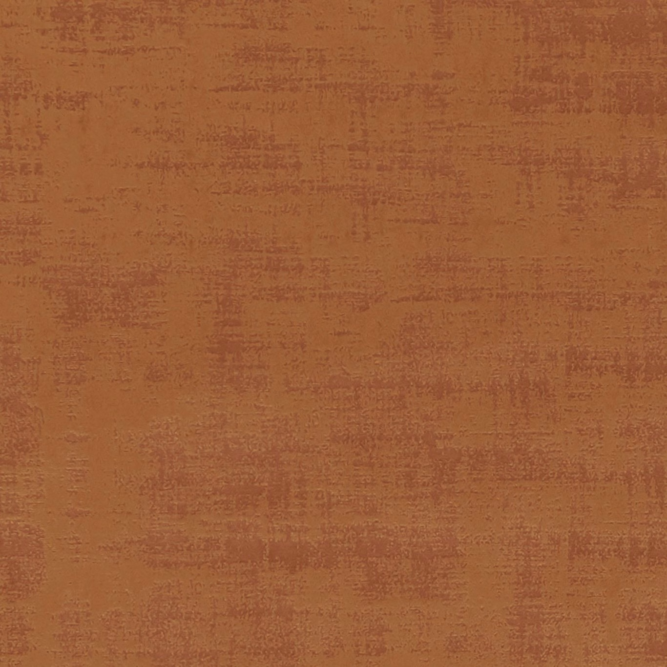 Warm spice terracotta fabric with softly distressed crosshatched woven texture