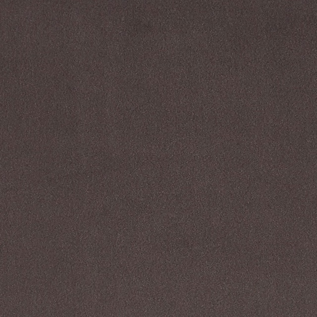 Dark charcoal-brown plain weave with a softly granular ash-toned surface