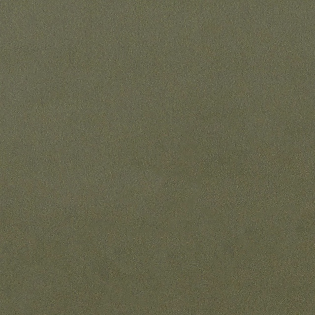 Muted herb olive plain fabric with a softly granular, subtly shaded surface