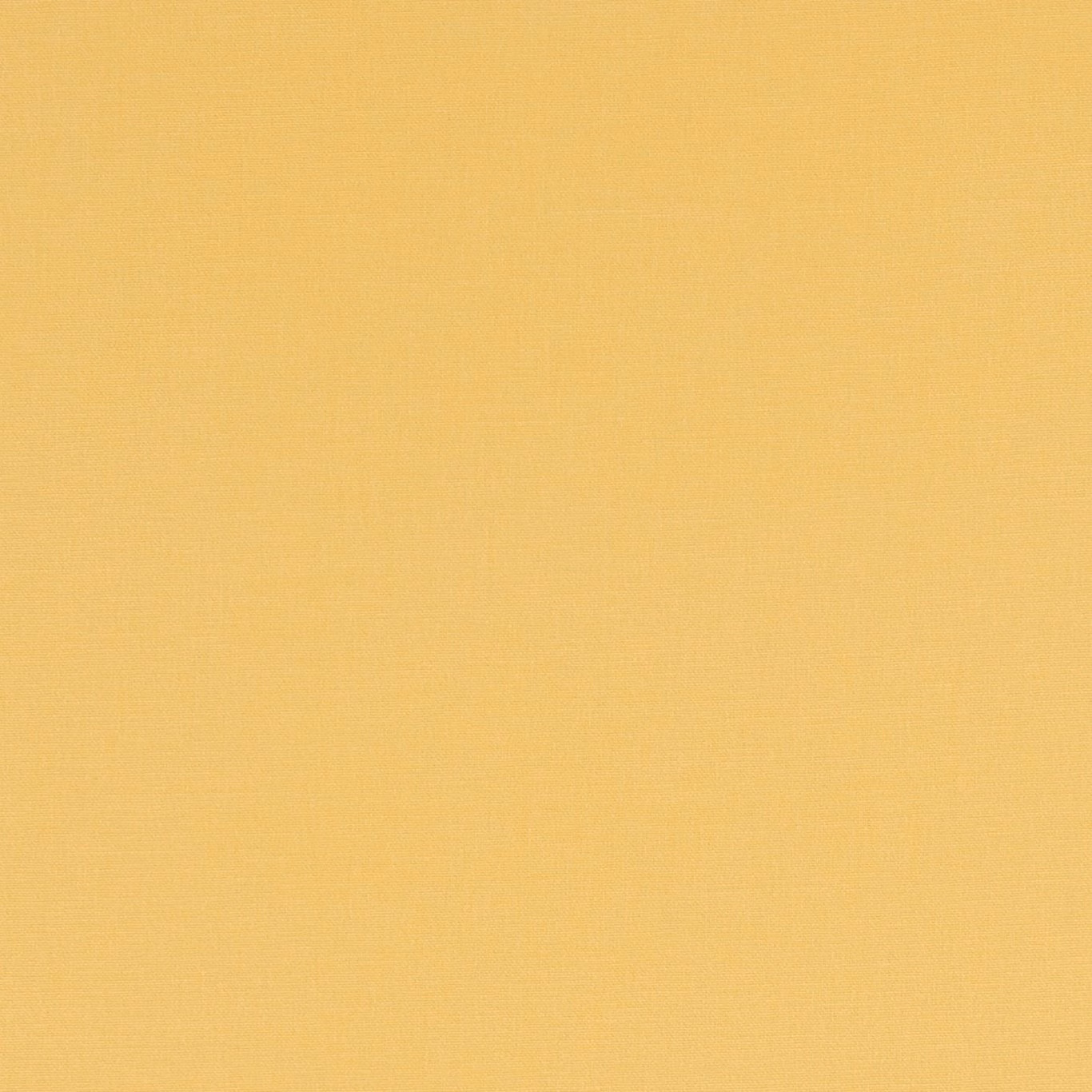 Warm buttercup-yellow plain woven fabric with a softly textured surface
