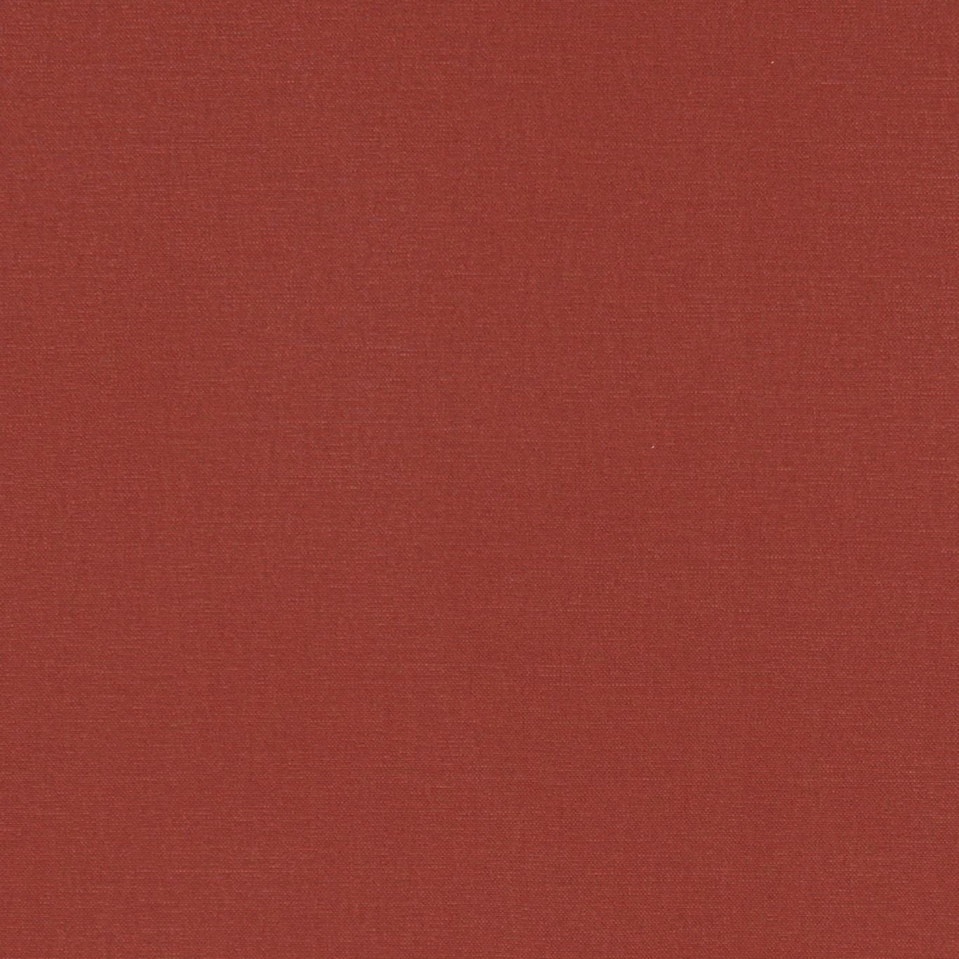 Deep flame red plain woven fabric with fine crosshatch texture and muted crimson shading