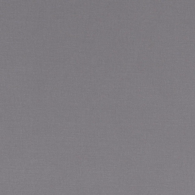 Cool mid-grey fabric with a fine, even woven texture and subtle tonal variation