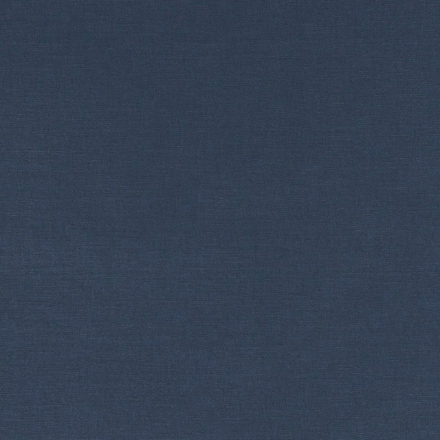 Close-up of deep ink blue plain weave with subtle slate-toned yarn texture