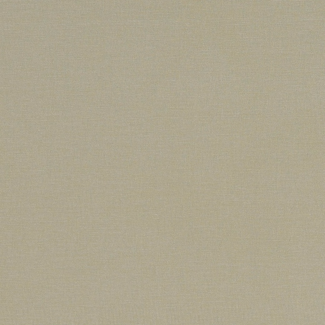 Close-up of muted khaki plain weave with fine olive-grey crosshatch texture