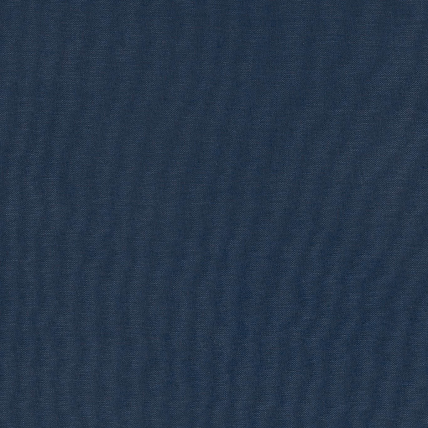 Deep marine blue plain weave showing a fine, subtly varied woven grain