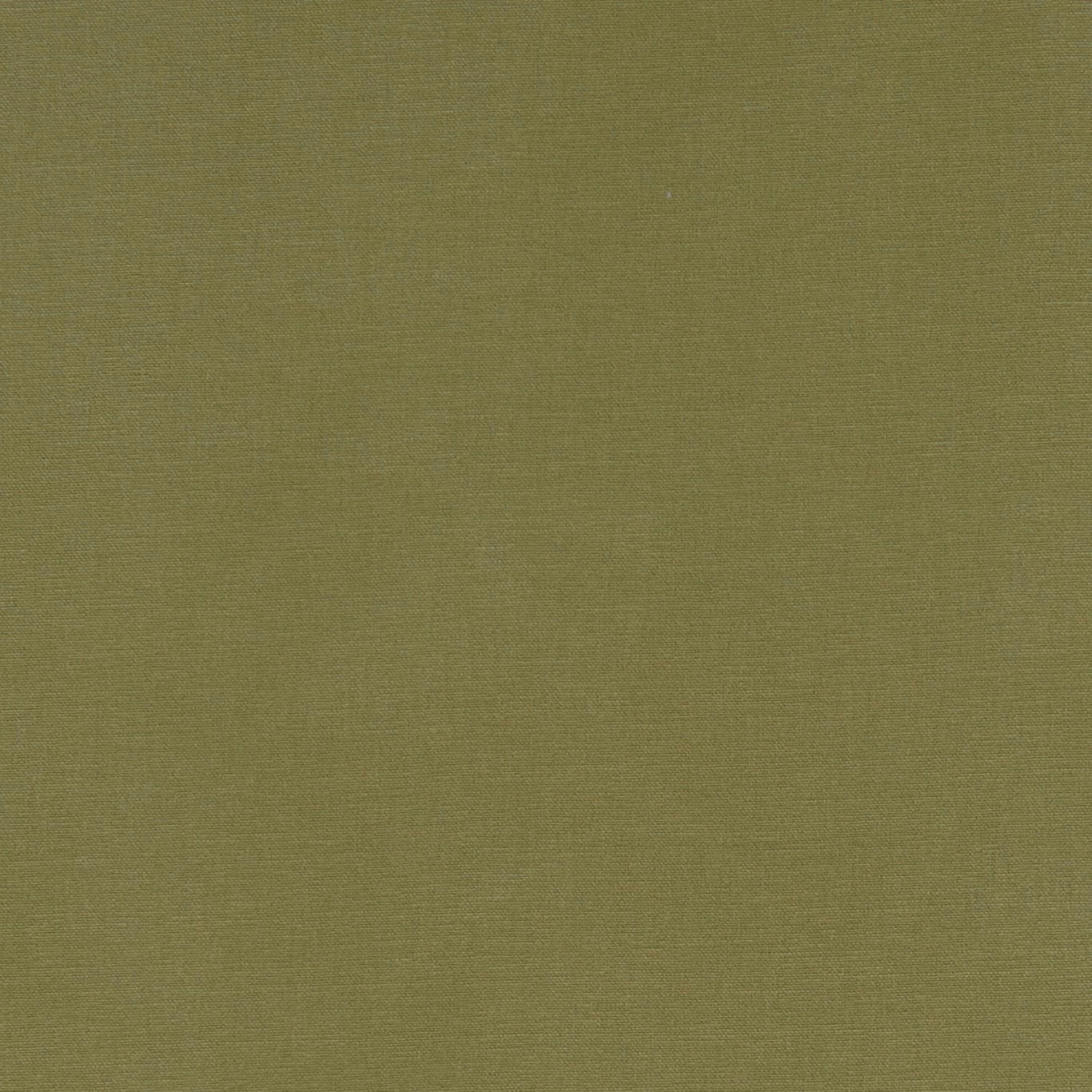 Muted moss-olive fabric with a fine, even crosshatch weave