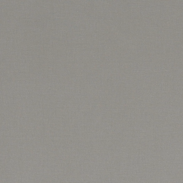 Close-up of fine plain-woven smoke grey fabric with subtle tonal texture