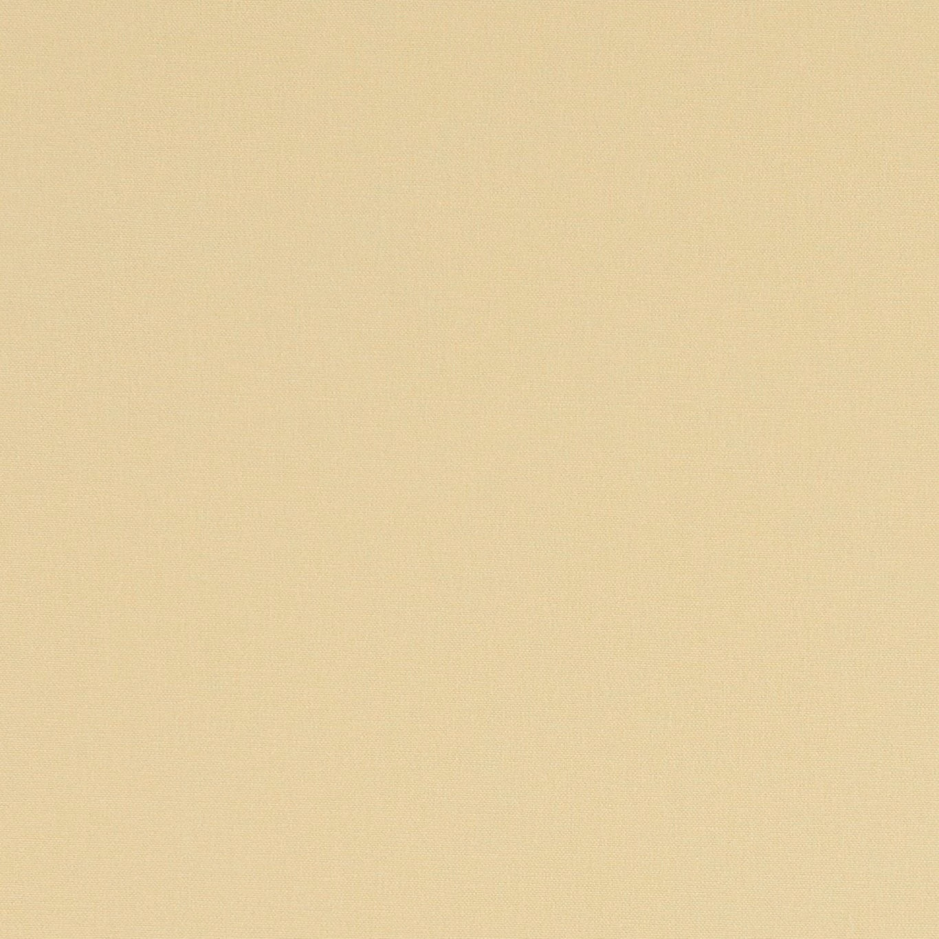 Close-up of plain woven straw-yellow fabric with a softly textured surface