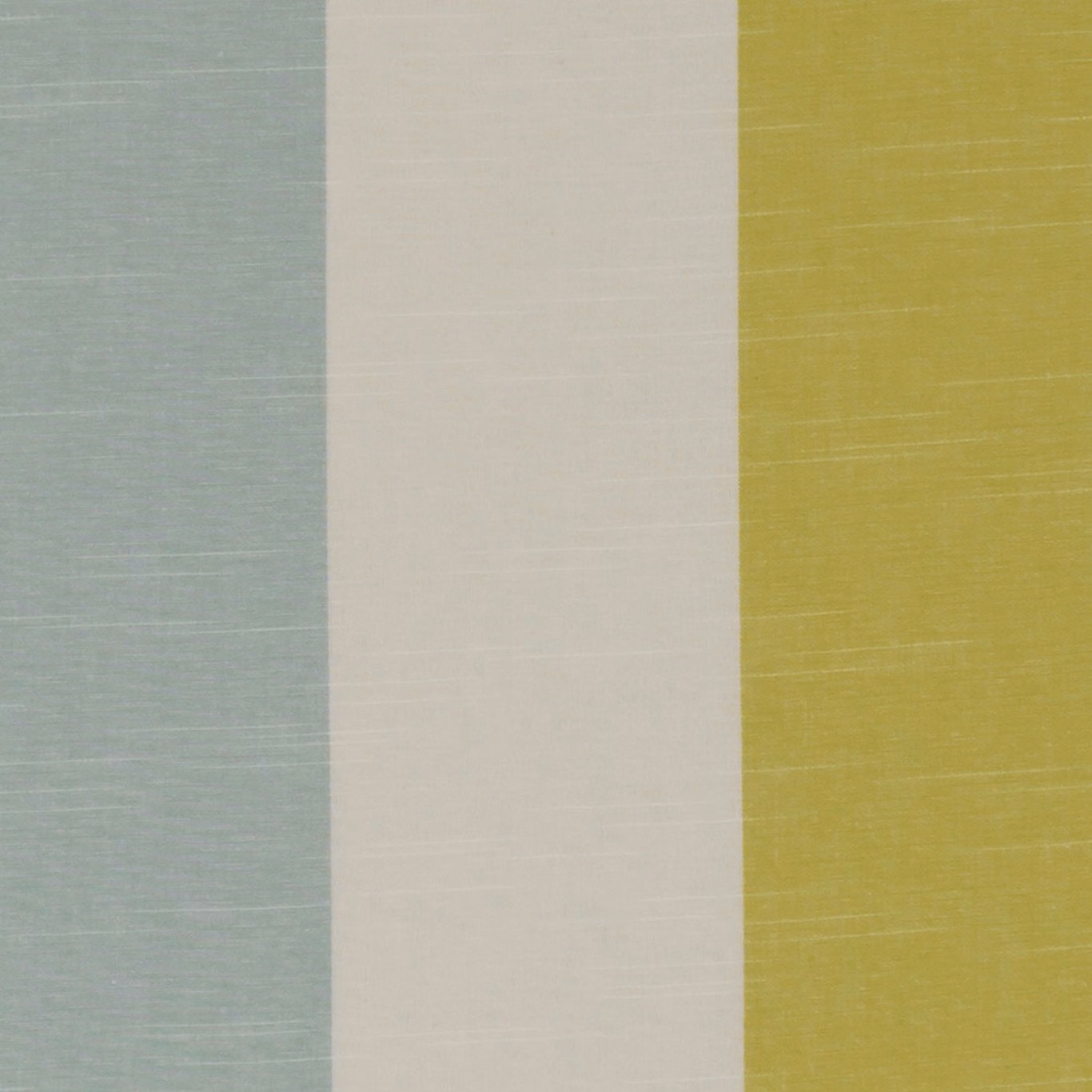 Aqua, ivory and chartreuse vertical stripes with fine horizontal slub texture