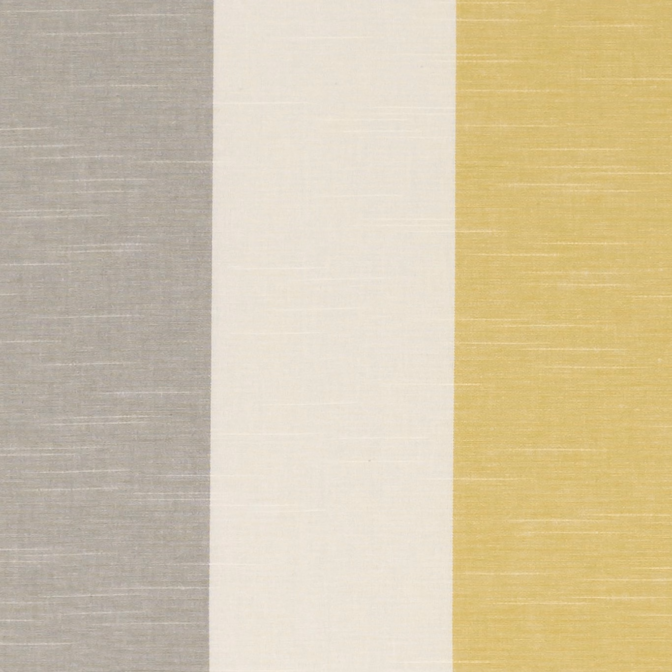 Buckton Ochre woven stripe showing grey, ivory and warm ochre bands