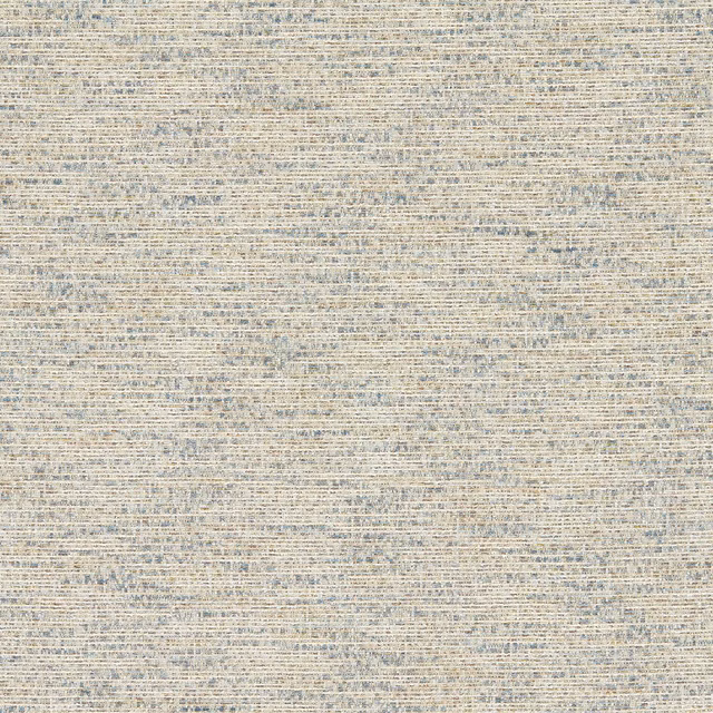 Pale Arctic ivory textile with fine horizontal slubs and blue-grey flecks