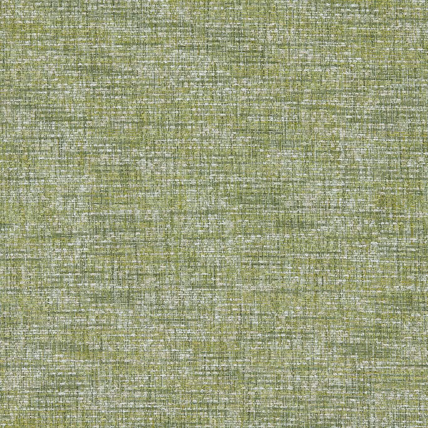 Mottled citrus green woven fabric with pale crosshatched threads and subtle texture