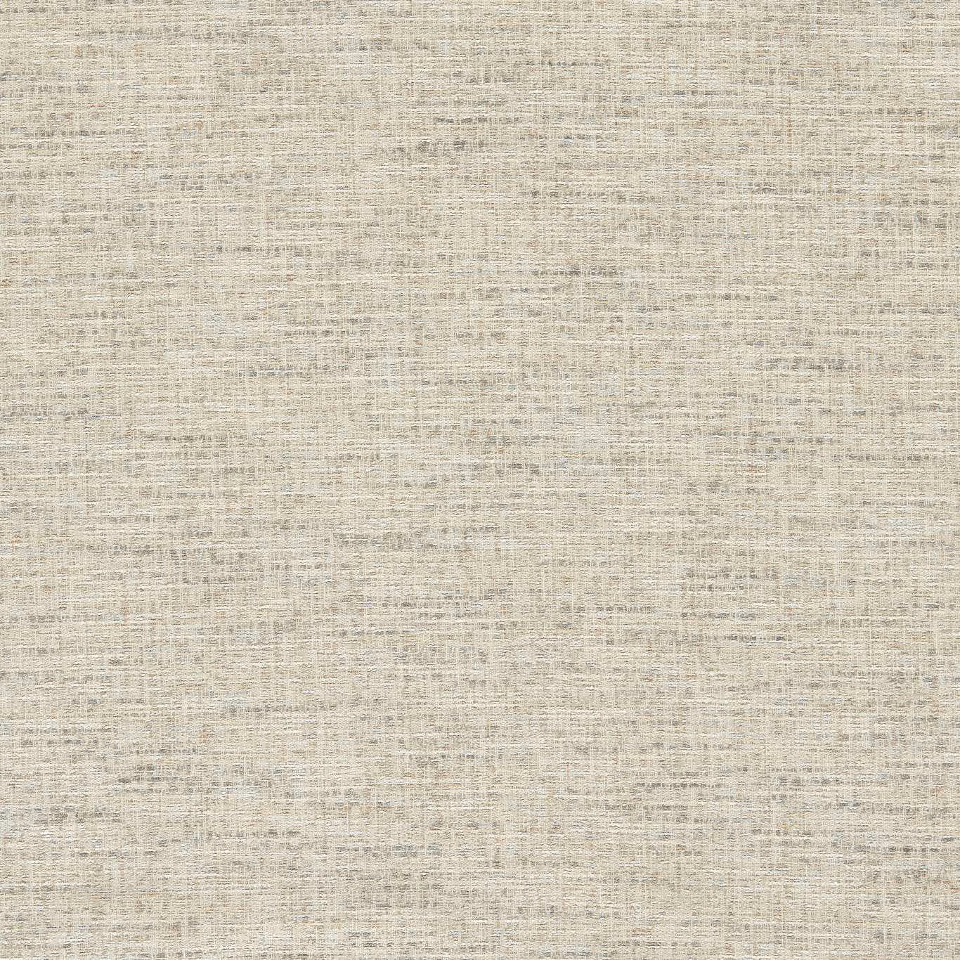 Pale dove-grey woven fabric with fine cream taupe crosshatch texture