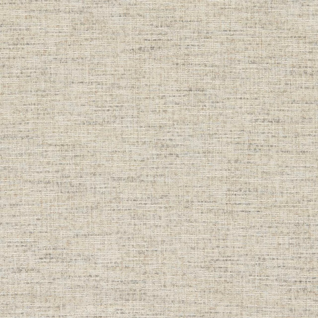Pale dove-grey woven fabric with fine cream taupe crosshatch texture