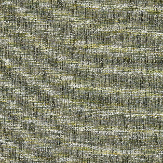 Muted forest-olive woven textile with charcoal and pale grey crosshatch texture