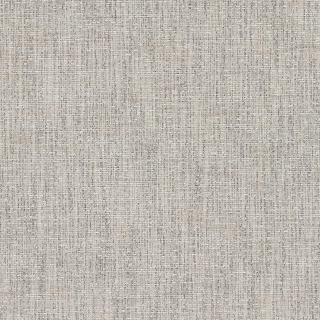 Pale stone greige woven surface with fine charcoal crosshatch texture