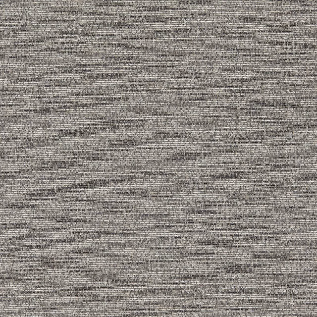 Cool storm-grey woven fabric with charcoal flecks and fine horizontal texture