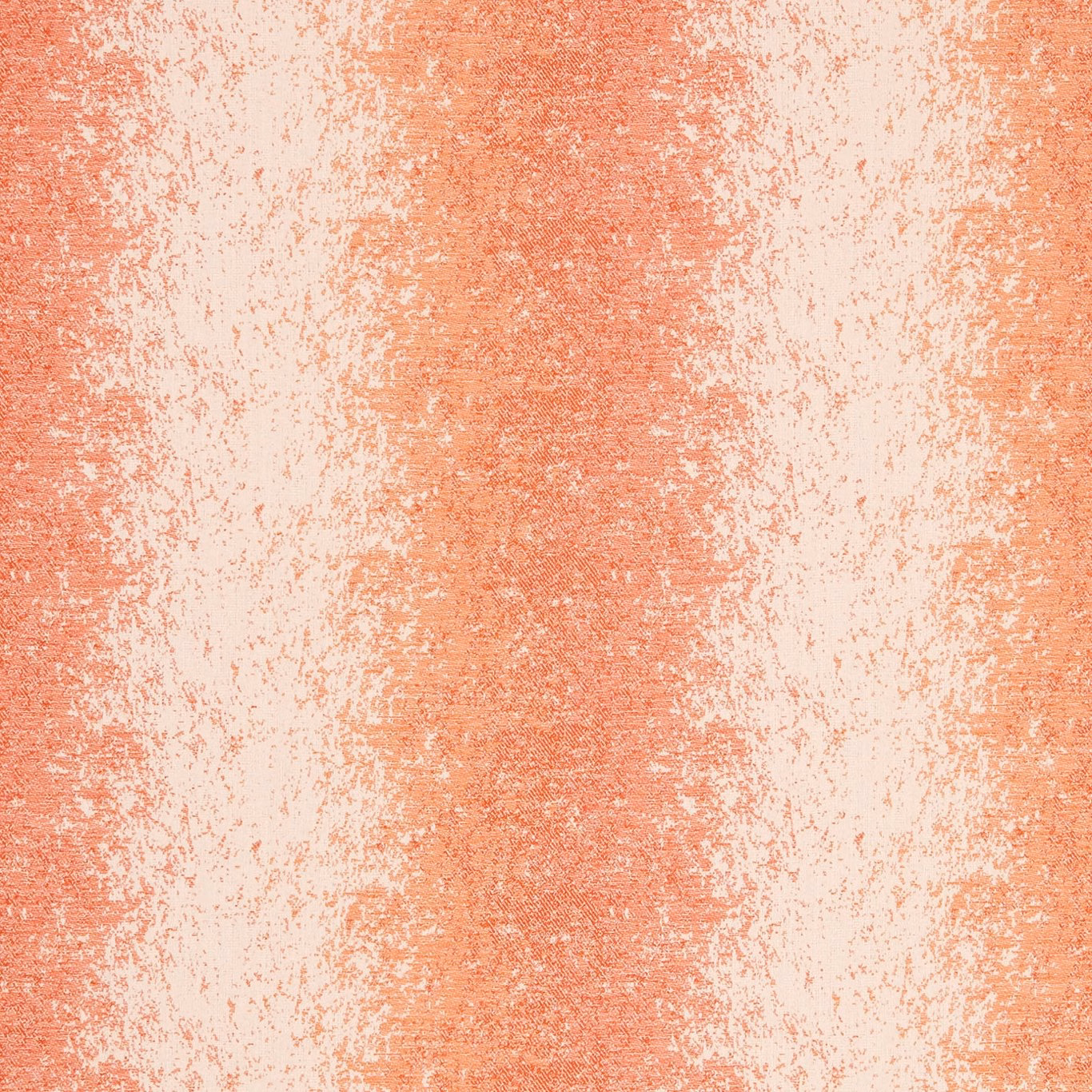 Warm spice-coral textile with pale distressed vertical striations and tactile woven texture
