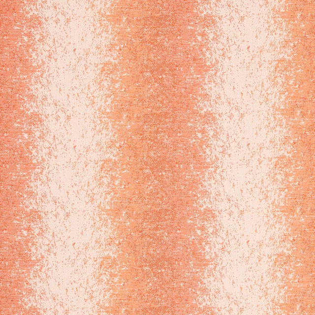 Warm spice-coral textile with pale distressed vertical striations and tactile woven texture