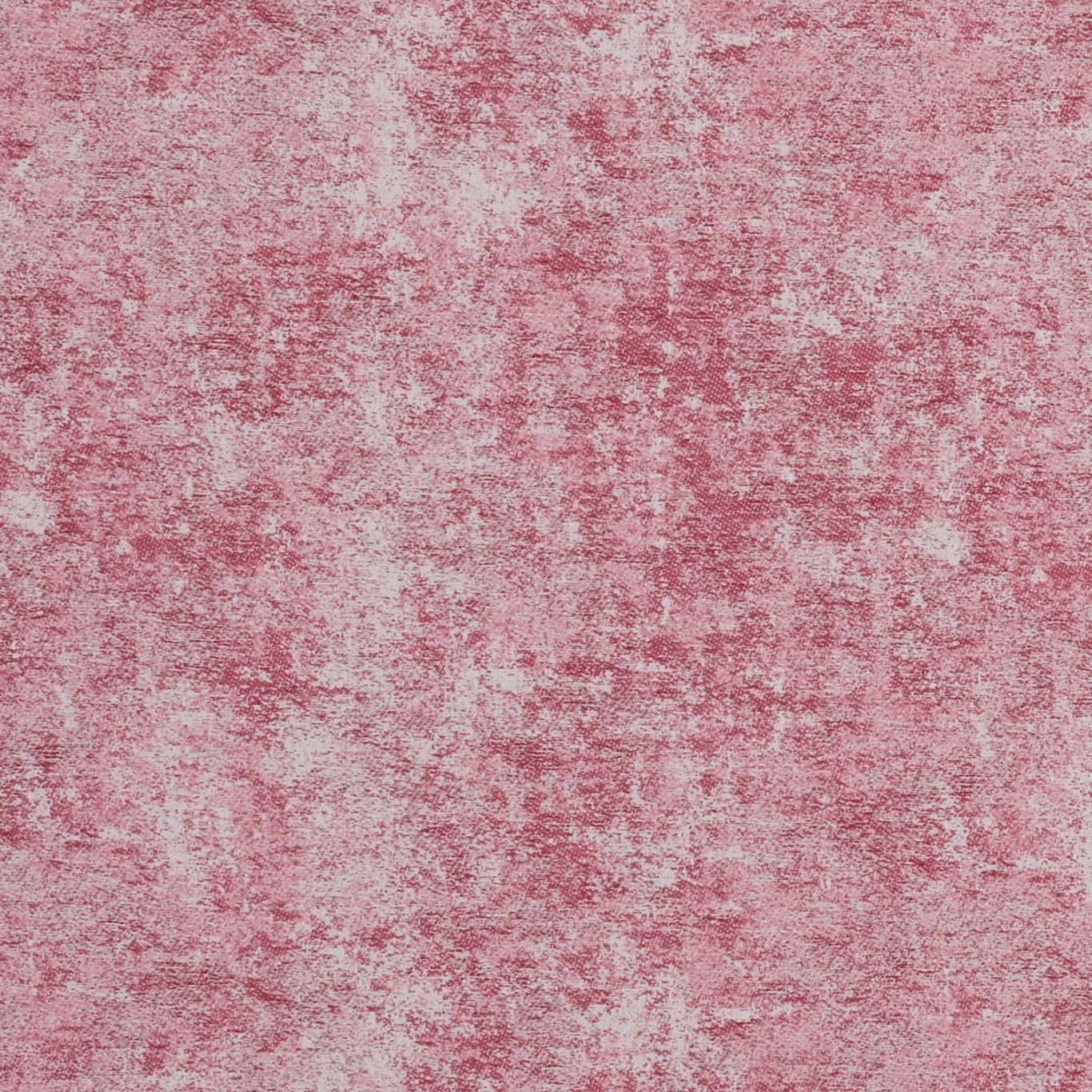 Mottled raspberry-pink textile with pale flecks and distressed woven texture