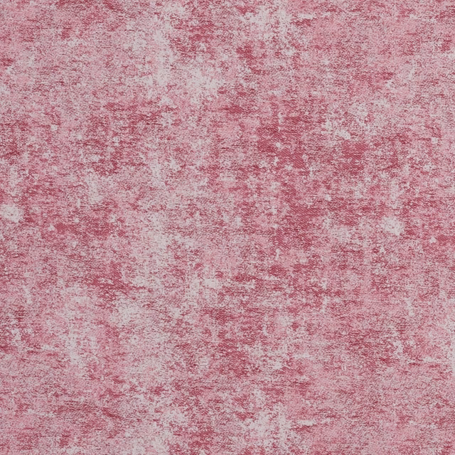Mottled raspberry-pink textile with pale flecks and distressed woven texture