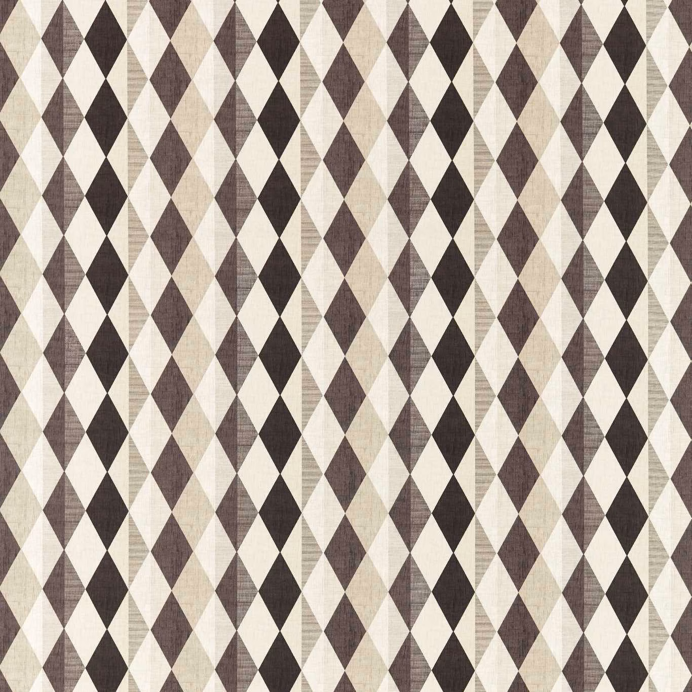 Charcoal, taupe and cream diamond weave with a lightly crosshatched surface
