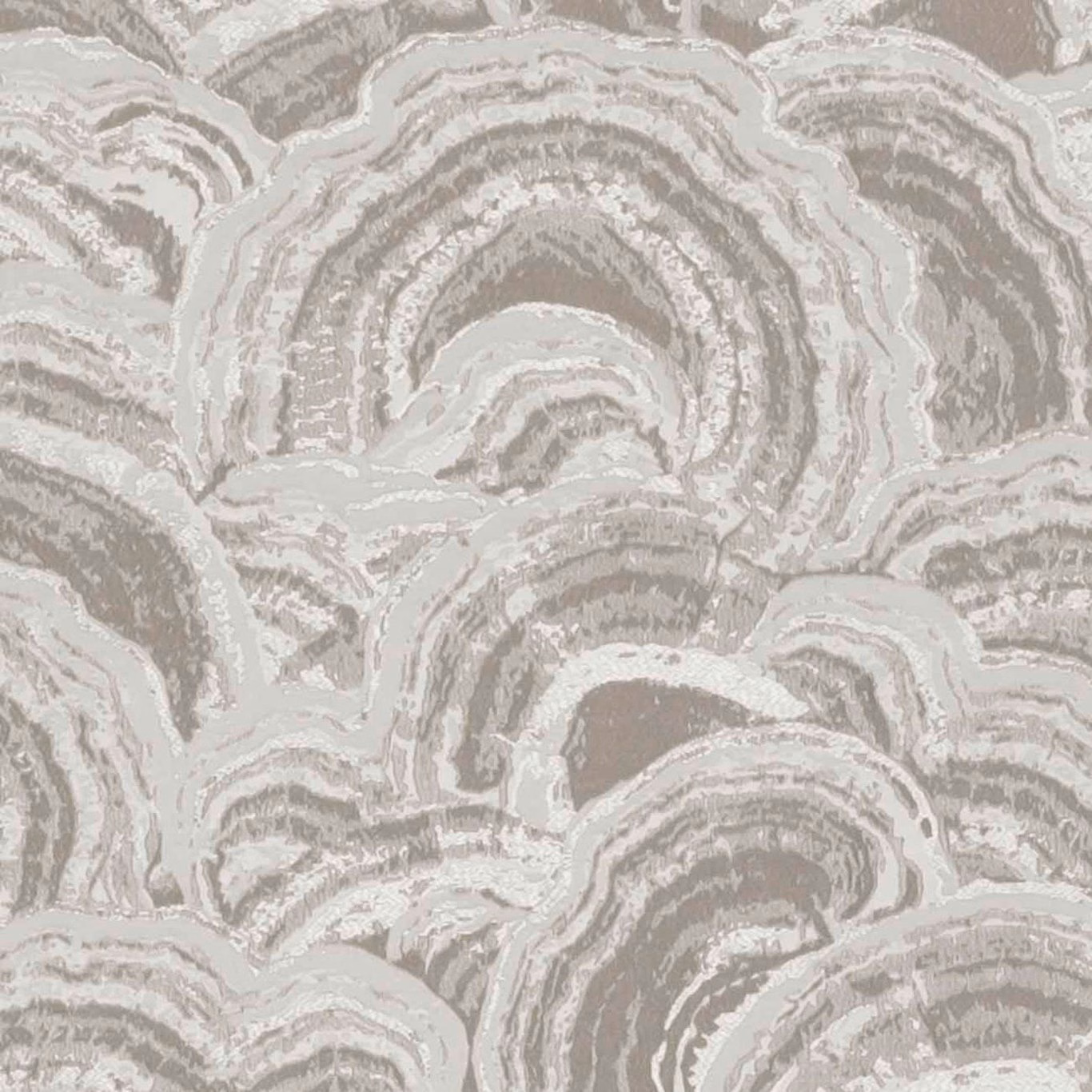 Muted taupe-grey woven fabric with pale mineral swirls and layered marbled texture