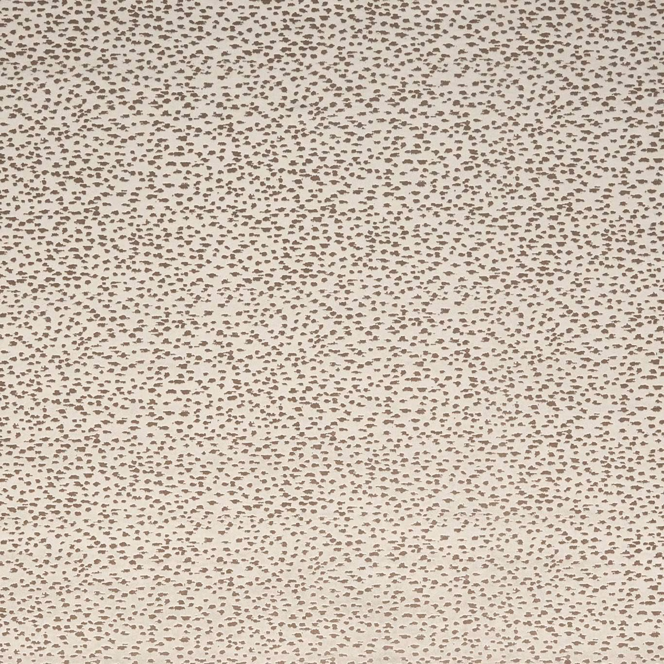 Warm stone-beige textile with dense taupe flecks and subtly textured surface