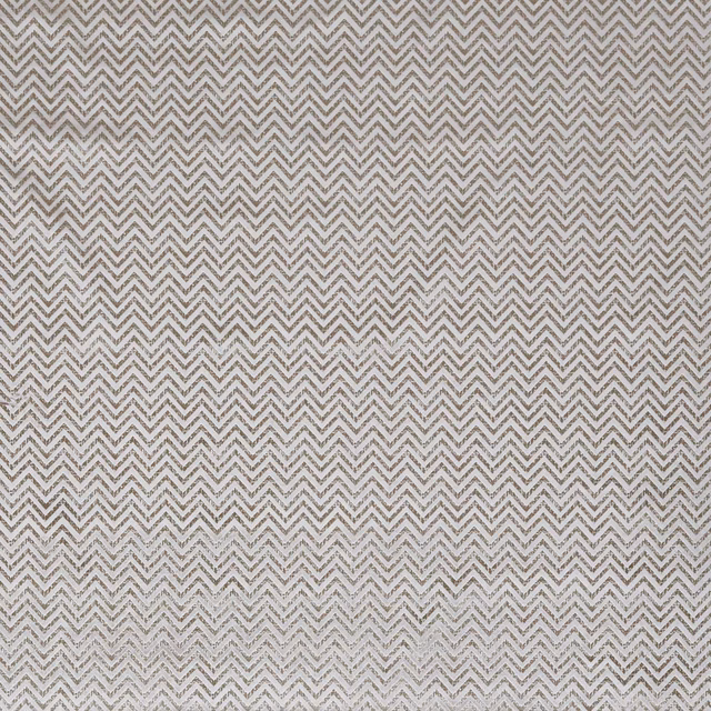 Muted taupe and pale grey woven chevron with a finely textured surface