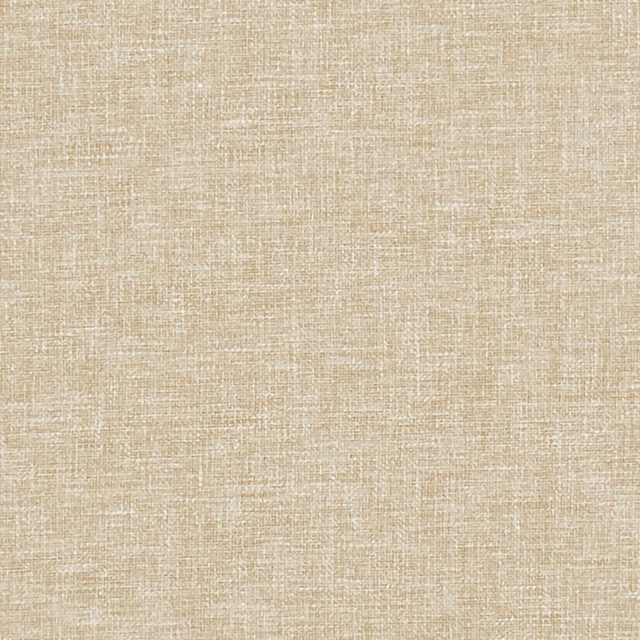 Close-up of pale butter-yellow woven fabric with a fine ivory crosshatch texture