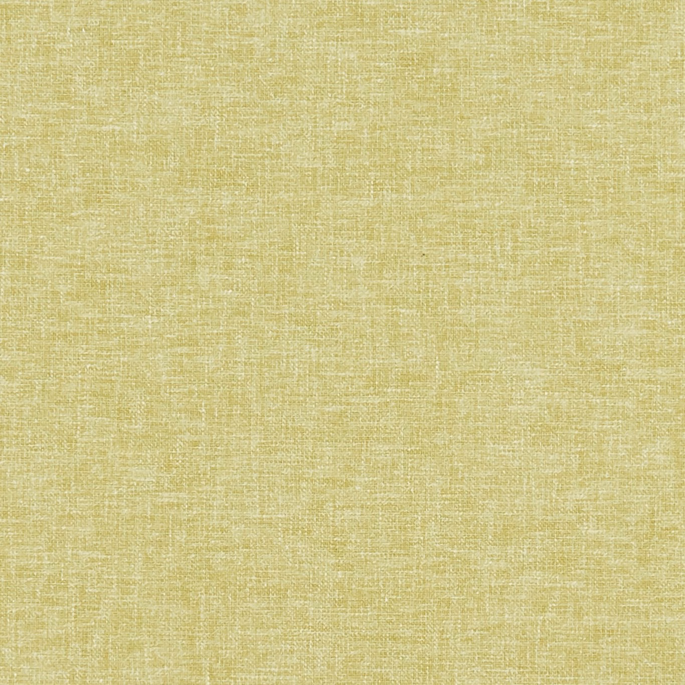 Pale citrus yellow-green woven textile with fine cream crosshatch texture