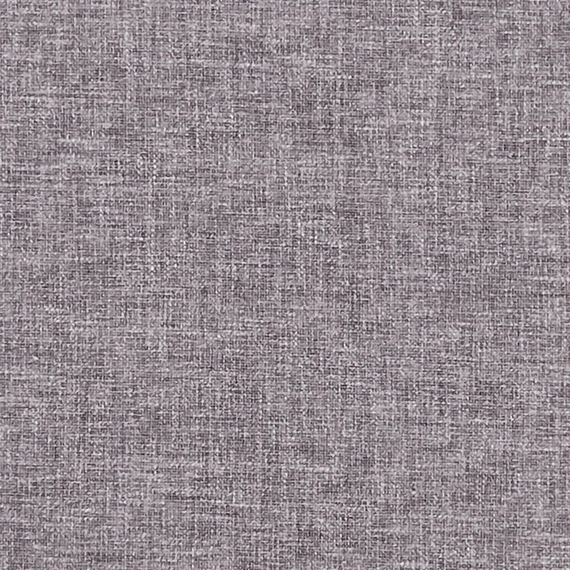 Close view of muted damson-mauve crossweave with softly mottled grey-purple texture