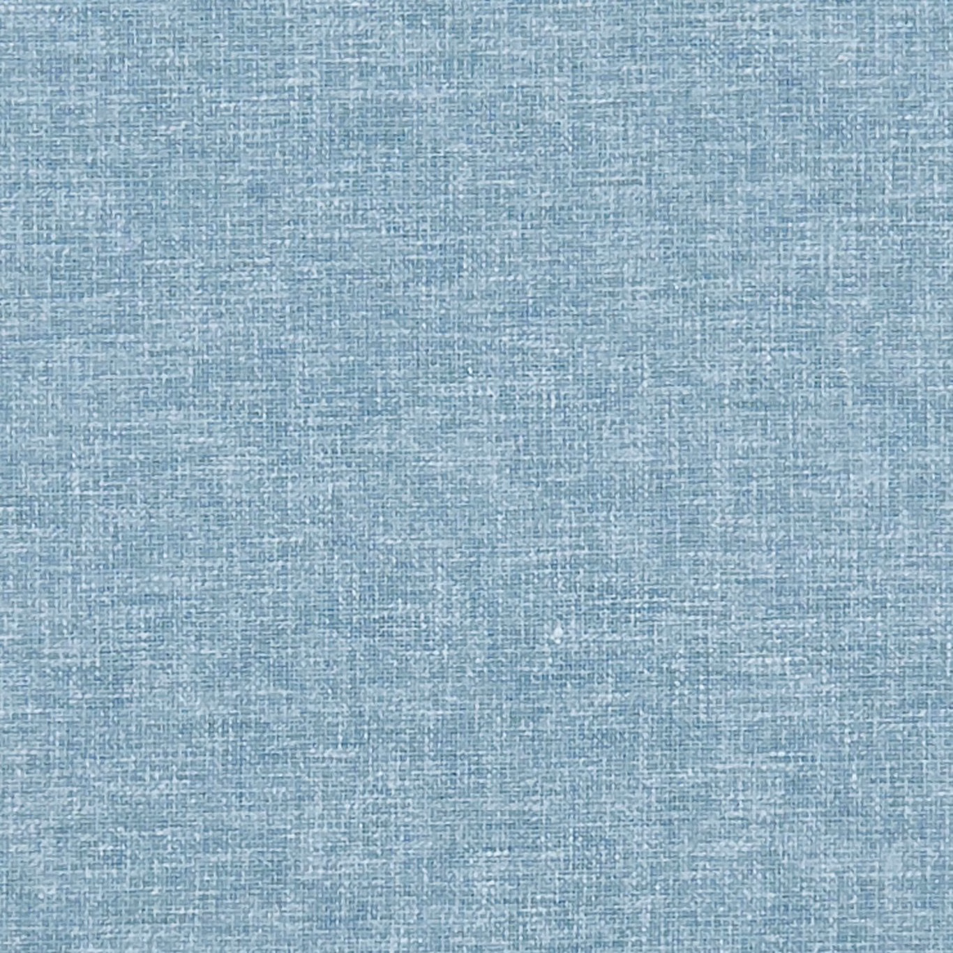 Cool blue-teal woven swatch with pale crosshatched threads and subtle slub texture
