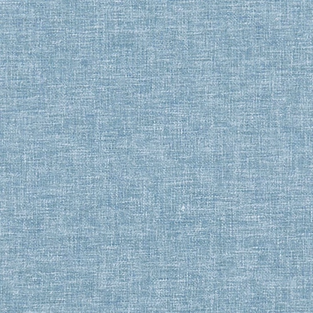 Cool blue-teal woven swatch with pale crosshatched threads and subtle slub texture